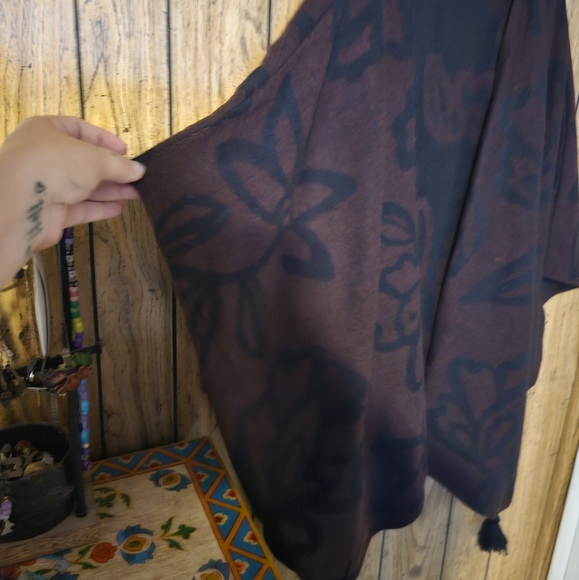 CLEOBELLA Sevigny Caplet Shawl Pancho - One Size - Picture 6 of 8